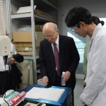 2019年7月10日 野依良治先生がご来訪されました。