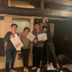 2024年1月19日 SunさんChengさんAntoniaさんの送別会を行いました