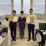 2023年3月20日 卒業式 鮫島君黒田君卒業おめでとう!