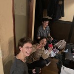 2024年1月19日 SunさんChengさんAntoniaさんの送別会を行いました